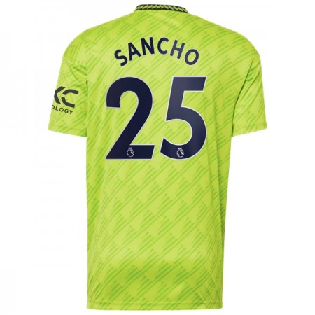 Manchester United Sancho 25 Trzeciej Koszulki Piłkarskie 22-23 Krótki Rękaw Manchester United Sancho 25 Trzeciej Koszulki Piłkarskie 22-23 Krótki Rękaw